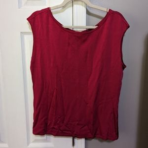 White House Black Market, Red, Women's knit top
